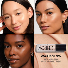 Saie Glowy Super Gel Lightweight Dewy Multipurpose Illuminator - Warm glow