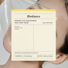 Biodance Radiant Vita Niacinamide Real Deep Mask (single piece)