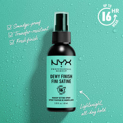 Nyx Dewy Finish Makeup Setting Spray (60ml)