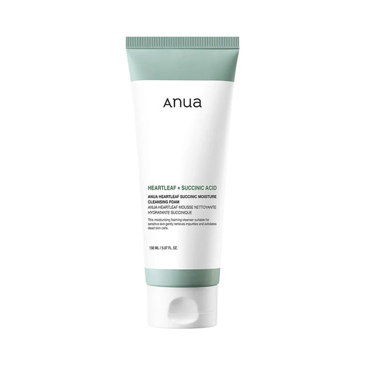 Anua Heartleaf Succinic Moisture Cleansing Foam 150ml(No Box)