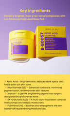 NineLess B-Boost Kojic Acid Glow Pad 180ml/80 pads