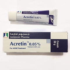 Jamjoom Pharma - Acretin .05% Cream for Acne Treatment, 30g