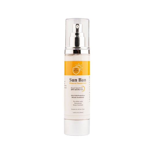 Sun ban mineral sun broad spectrum spf60+++