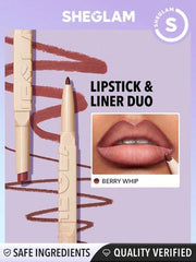 Sheglam GLAM 101 LIPSTICK & LINER DUO-