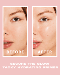 ONE/SIZE SECURE THE GLOW
TACKY HYDRATING PRIMER WITH BOBA COMPLEX (30ml)