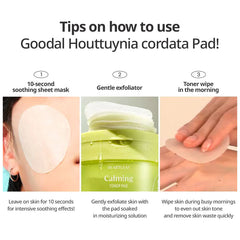 Goodal - Heartleaf Calming Toner Pads