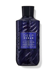 BBW DEEP OCEAN MEN 3-in-1 Hair Face Body Wash Shower Gel 295ml
