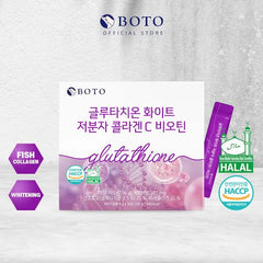 BOTO Glutathione White Small Molecule Collagen C Biotin - 4g x 30 sticks
