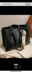 Shein Lightweight,Business Casual Knot Decor Large Capacity Tote Bag