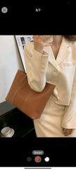 Shein Stitch Detail Shoulder Tote Bag