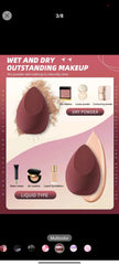 Shein 4 pieces beauty blender makeup sponge