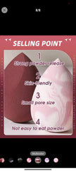 Shein 4 pieces beauty blender makeup sponge