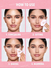 Sheglam Insta Ready Makeup Puff 3pcs (pink)