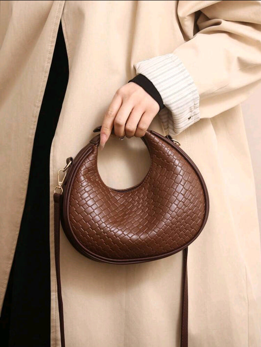 Shein Crocodile Pattern Bag (brown)