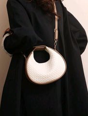 Shein Crocodile Pattern Bag white