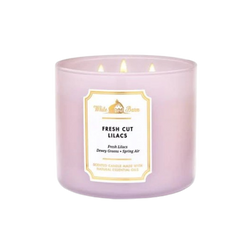 Bath & Body Works White Barn Fresh Cut Lilacs – 3 Wick Candle