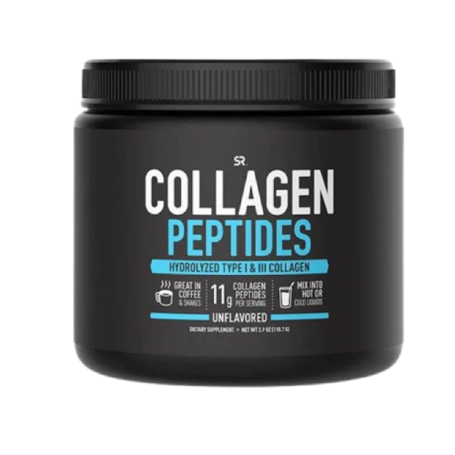 SPORTS RESEARCH COLLAGEN PEPTIDES HYDROLYZED TYPE I & III COLLAGEN - UNFLAVORED (3.9OZ, 110.7G)