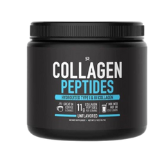 SPORTS RESEARCH COLLAGEN PEPTIDES HYDROLYZED TYPE I & III COLLAGEN - UNFLAVORED (3.9OZ, 110.7G)