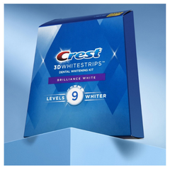 Crest 3D Whitestrips, Teeth Whitening Strip Kit, Levels 9 Whiter 32 strips (16 Treatments)