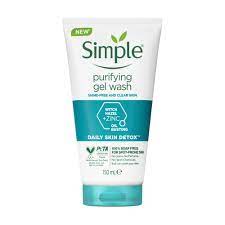 Simple - Daily Skin Detox Purifying gel Wash 150ml