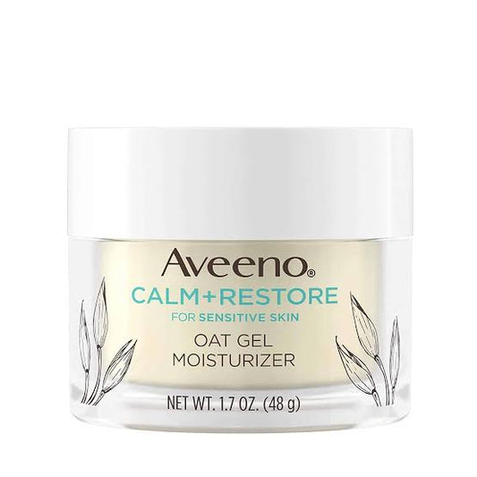 Aveeno Calm+Restore Oat Gel Moisturizer Sensitive Skin 48g