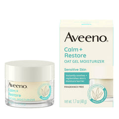 Aveeno Calm+Restore Oat Gel Moisturizer Sensitive Skin 48g