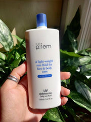 Make p:rem – A Light-weight Sun Fluid For Face & Body Cure UV Defense Me SPF 50+PA+++ 150ml