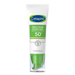Cetaphil Daily Facial Moisturizer, SPF 50+, 1.7 fl oz (50 ml)