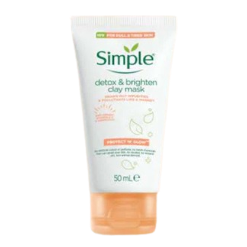 Simple Protect ‘n’ Glow detox & brighten clay mask 50ml