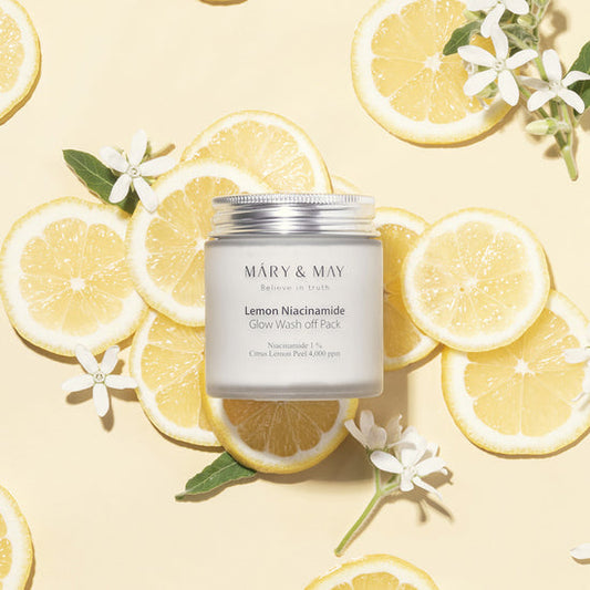 Mary & May Lemon Niacinamide Glow Wash-Off Pack 125g