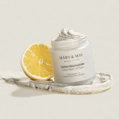 Mary & May Lemon Niacinamide Glow Wash-Off Pack 125g