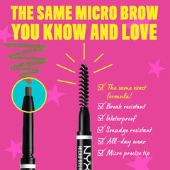 NYX Micro Brow Pencil Precise Eyebrow Pencil