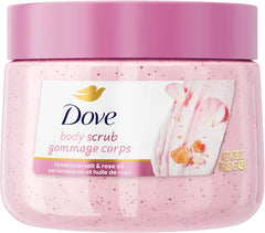 Dove Himalayan Salt & Rose Oil Body Scrub 425g