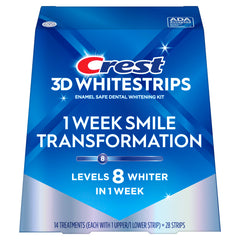 Crest 3D white strips 1 week smile transformation