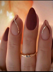 Shein Almond Shaped Nails 24pcs (no Box)