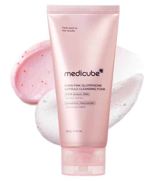 Medicube
Medicube PDRN Pink Glutathione Capsule Cleansing Foam (120g)