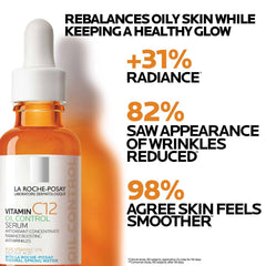 La Roche posay Vitamin C12 Oil Control Serum For Oily Skin