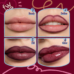 Fwee Long-Lasting Dual Coloring Stick Lip+Liner