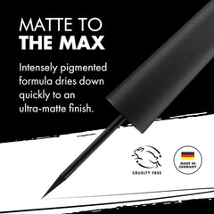 Milani Stay Put Matte Liquid Liner, 110 Black Matte