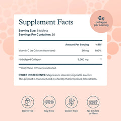 Youtheory Collagen Hair, Skin & Nail Formula, 6,000 Mg, 160 Tablets