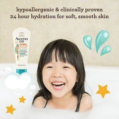 Aveeno Kids Face and Body Gel Cream Lotion for Sensitive Skin, 227g