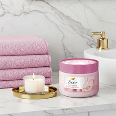 Dove Himalayan Salt & Rose Oil Body Scrub 425g
