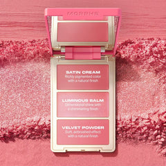 Morphe Cheek Thrills Multi-Finish Face Trio