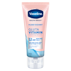 Vaseline Hijab Radiant Gluta Vitamin Cooling Body Serum 180ml