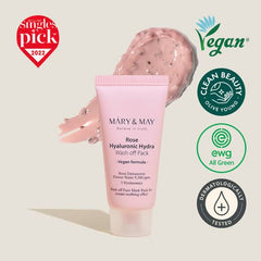 Mary & May Vegan Rose Hyaluronic Hydra Wash Off Pack 30g