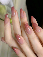 Shein Gradient Ombre 24pcs False Nails
