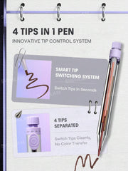 Sheglam The Everywhere 4-In-1 Pen-Multicolor