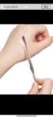 Shein stainless steel spatula, makeup applicator