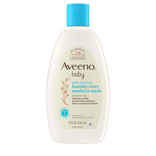 Aveeno Baby daily moisture healthy start newborn wash probiotic oat 236ml