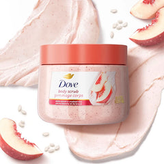 Dove White Peach & Crushed Rice Body Scrub 425g